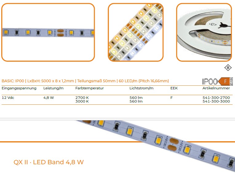 Flexible LED Streifen, Bänder